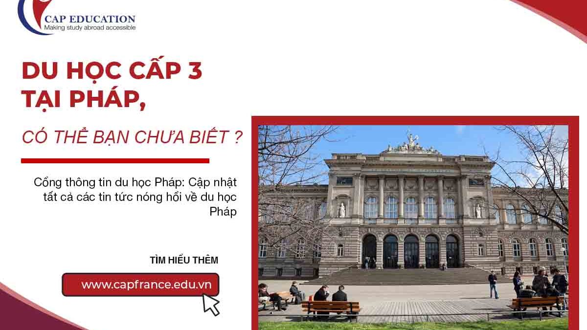 Du học cấp 3 tại pháp