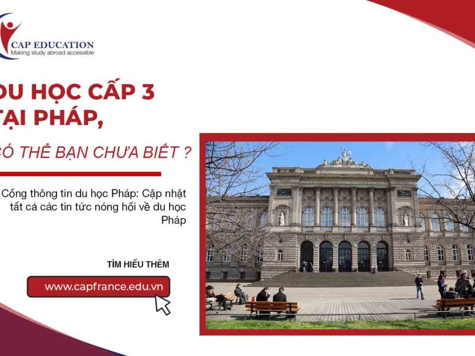 Du học cấp 3 tại pháp